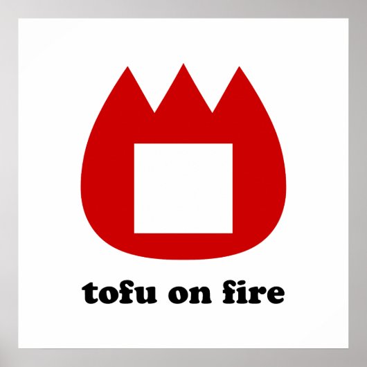 📛 tofu in brand poster (Voorkant)