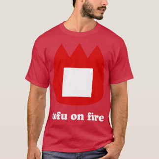 tofu in brand t-shirt