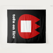 📛 tofu in brand wandkleed (Voorkant (horizontaal))