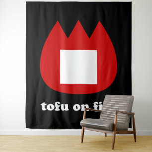 📛 tofu in brand wandkleed