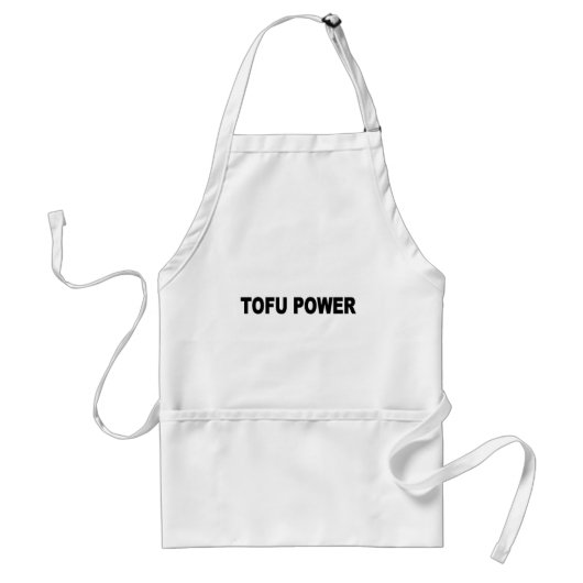 Tofu-kracht Standaard Schort (Voorkant)