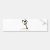 Tofu Nooit Screams Bumpersticker (Voorkant)