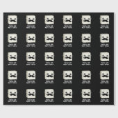 Tofu Of Niet Tofu Grappige Shakespeare Pun Donker Cadeaupapier (Vlak)