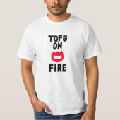 TOFU ON FIRE T-SHIRT (Voorkant)