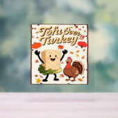 Tofu over Turkije Classic T-shirt Acryl Bord (Neutraal)
