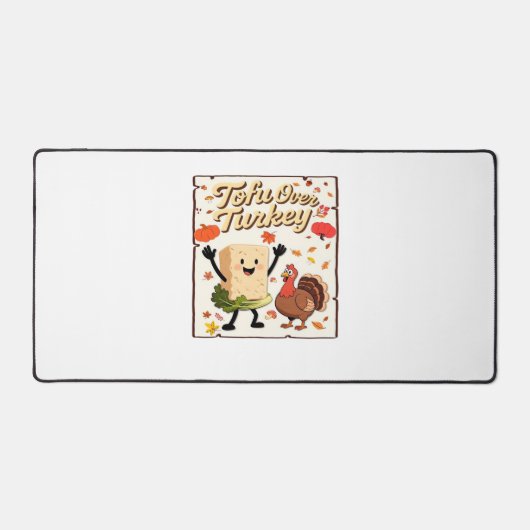 Tofu over Turkije Classic T-shirt Bureaumat (Voorkant)