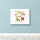 Tofu over Turkije Classic T-shirt Canvas Afdruk (Insitu (Houten vloer))