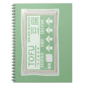 Tofu Pop art food verpakking Notitieboek (Voorkant)