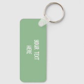 Tofu Pop art food verpakking Sleutelhanger (Achterkant)