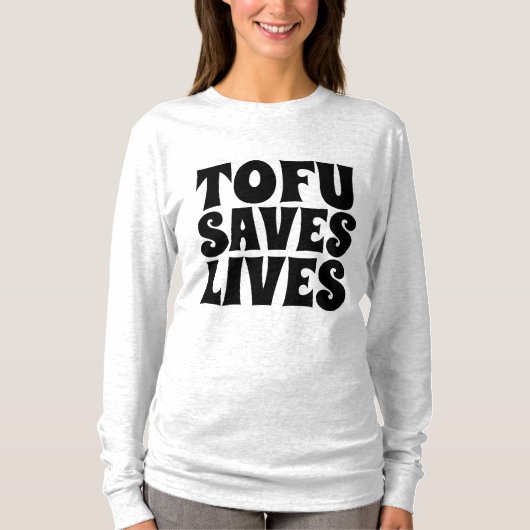 TOFU REDT LEVENS, VEGETARISCHE T-Shirts (Voorkant)