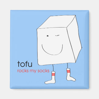 Tofu Rocks Mijn Sokken - Magneet