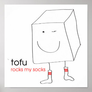 Tofu Rocks Mijn Sokken Poster