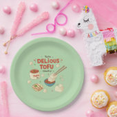 tofu-tastisch papieren bordje (Feest)