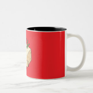 tofu-tastisch tweekleurige koffiemok