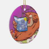 Tofu Vegan Soul Funny Keramisch Ornament (Rechts)