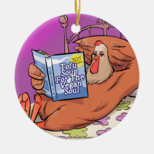 Tofu Vegan Soul Funny Keramisch Ornament