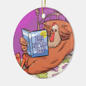 Tofu Vegan Soul Funny Keramisch Ornament (Links)
