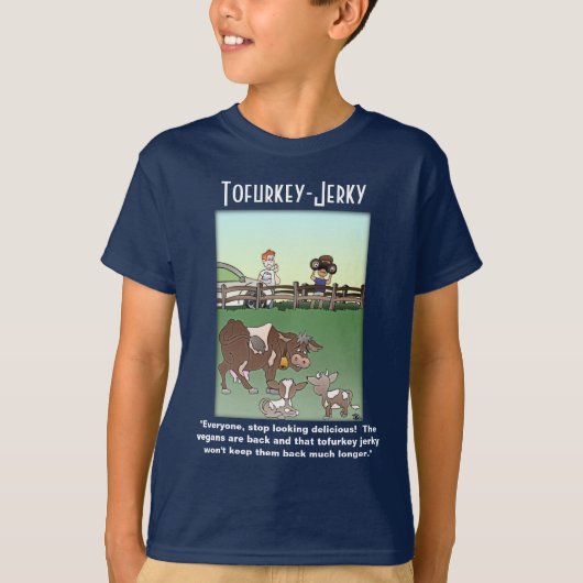 Tofurkey Jerky Deep Boy's T-Shirt (Voorkant)