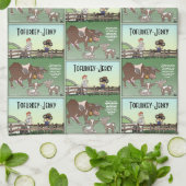 Tofurkey Jerky Kitchen Towel Theedoek (Gevouwen)