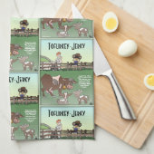 Tofurkey Jerky Kitchen Towel Theedoek (Quarter Fold)