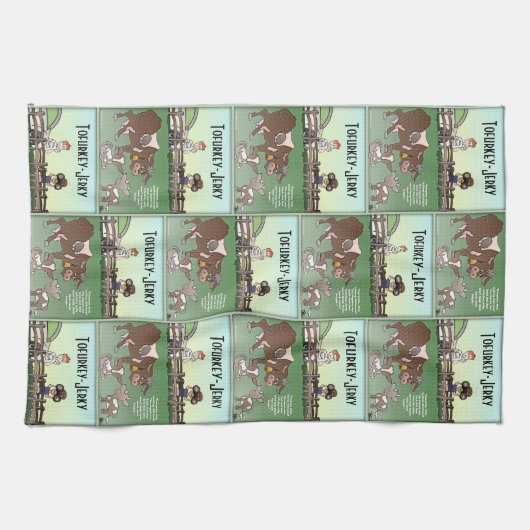 Tofurkey Jerky Kitchen Towel Theedoek (Horizontaal)