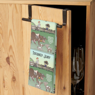 Tofurkey Jerky Kitchen Towel Theedoek