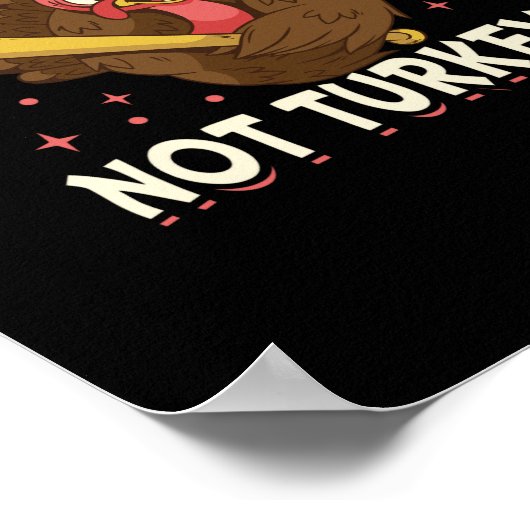 Tofurky niet Turkije Poster (Hoek)