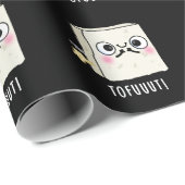 Tofuut Funny Farting Tofu Pun Dark BG Cadeaupapier (Rol Hoek)
