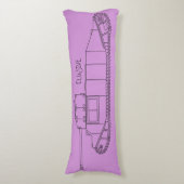 TOG II-tank elusief paars lange kussen (Voorkant Verticaal)