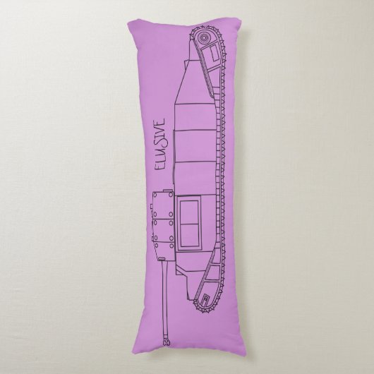 TOG II-tank elusief paars lange kussen (Voorkant Verticaal)