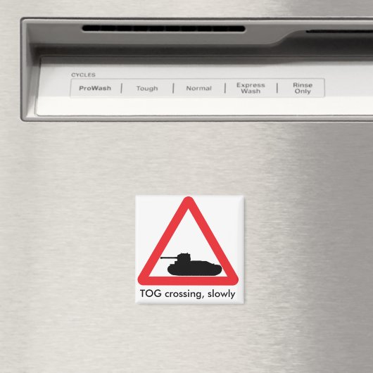 TOG kruising koelkast magneet. Magneet (Insitu (Vaatwasser))