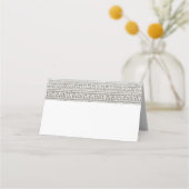 Toga Buffet Signs, vouwbaar label cateringplaats Plaatskaartje (Achterkant)