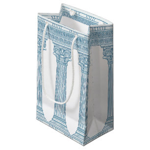 Toga-feest met Griekse meanderpatroon en zuilen  Klein Cadeauzakje