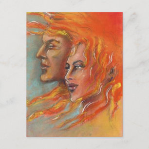 TOGA PARTIJINVITATIE INVITE MET GRIEKS GOD GODDESS KAART