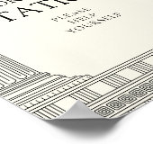 Toga Party Hydration station voor waterhoek Poster (Hoek)