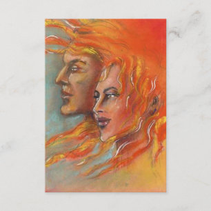 Toga Party Invitation Firey Greek God Goddess Kaart