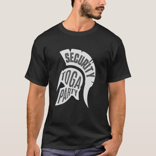 Toga Party Security T-shirt (Voorkant)