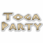 Toga Party Sticker (Voorkant)