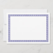 Toga Party Verjaardag Ivy Scroll Oude Romeinse fot Kaart (Achterkant)