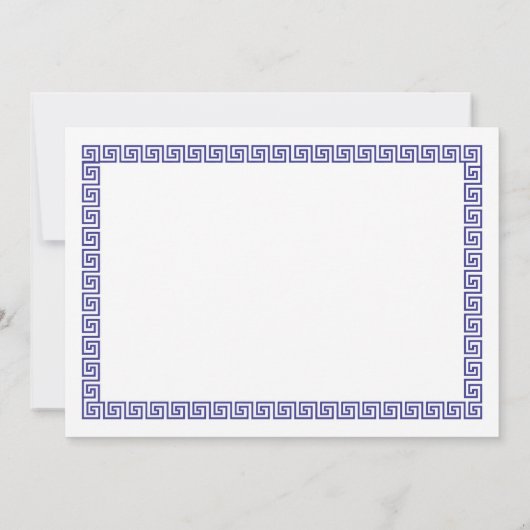 Toga Party Verjaardag Ivy Scroll Oude Romeinse fot Kaart (Achterkant)