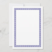 Toga Party Verjaardag Ivy Scroll Oude Romeinse fot Kaart (Achterkant)