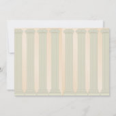 Toga Party Verjaardag Romeinse Ivy Scroll Oude fot Kaart (Achterkant)