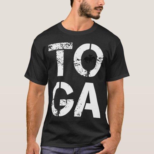 Toga Saratoga Springs Horse Racing T-shirt (Voorkant)