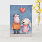 Together Always Valentine Card Kaart (Gele Bloem)
