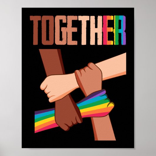 Together Black Lives Matte Poster (Voorkant)