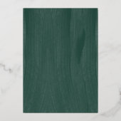 Together en Merry | Foto's met moderne kerstdagen Folie Uitnodiging (Achterkant)