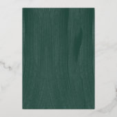 Together en Merry | Modern kerstfeest Invitati Folie Uitnodiging (Achterkant)