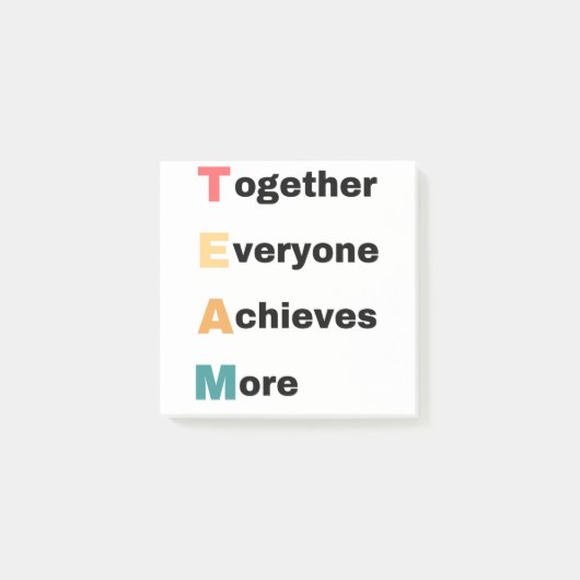Together Everyone Achieves More 2 Post-it® Notes (Voorkant)
