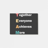 Together Everyone Achieves More Post-it® Notes (Voorkant)