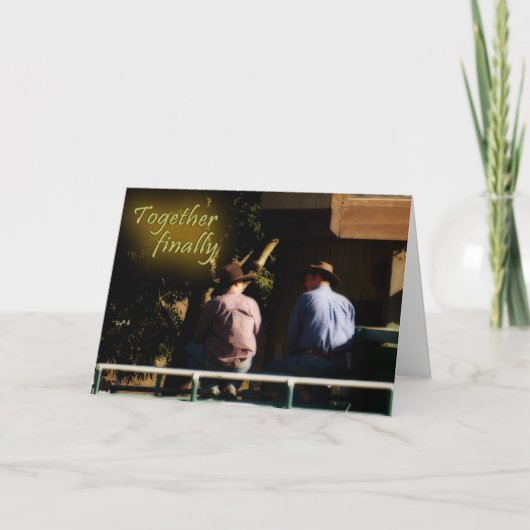 Together Finally Reunion Greeting Card Kaart (Voorkant)